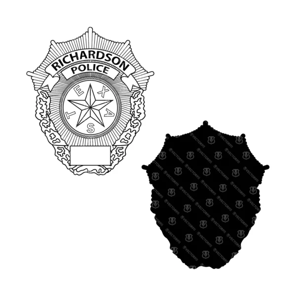 Richardson Texas Police Badge - Image 3