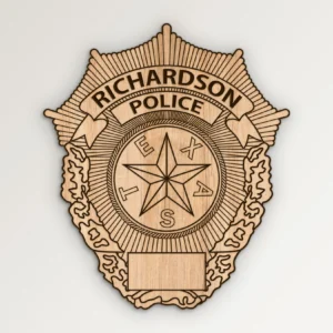 Richardson Texas Police Department Badge SVG Vector911