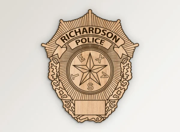 Richardson Texas Police Department Badge SVG Vector911