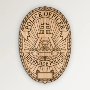 Riverside California Police Badge SVG Vector911