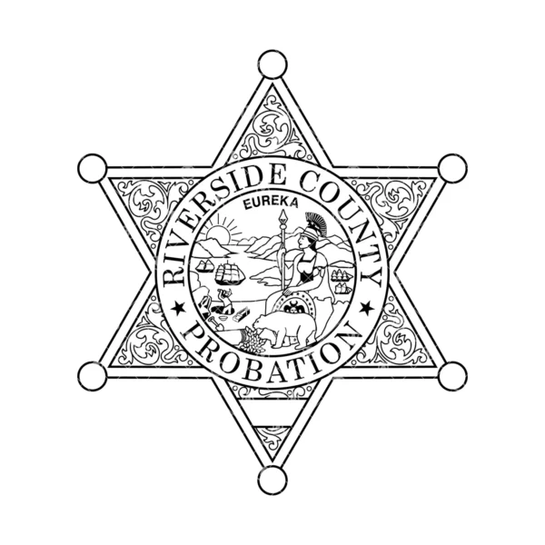 Riverside County California Probation Badge - Image 2