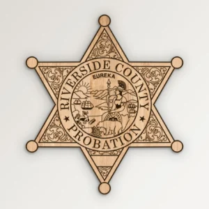 Riverside County California Probation Badge SVG Vector911