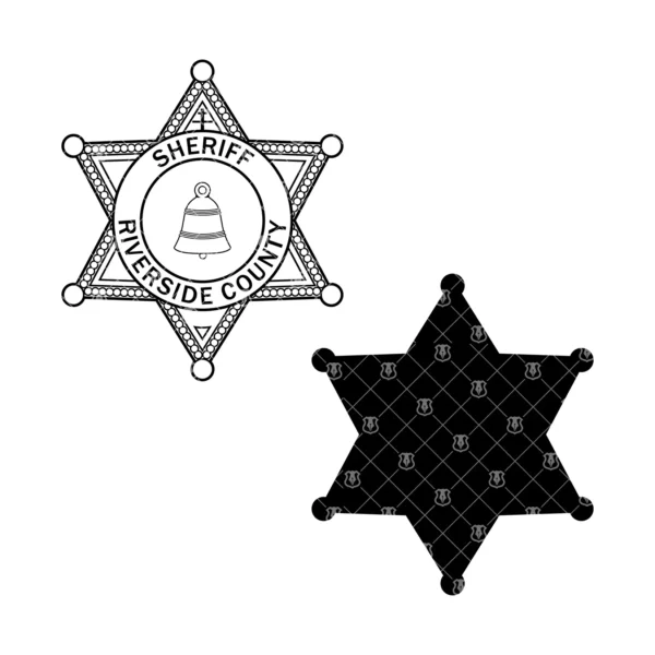 Riverside County California Sheriff Badge - Image 3