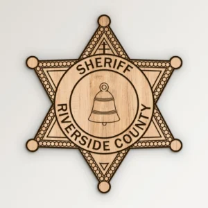 Riverside County California Sheriff Badge SVG Vector911