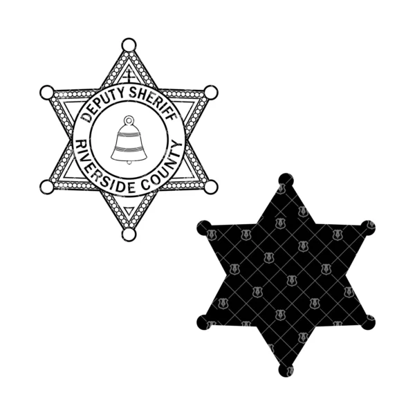 Riverside California Deputy Sheriff Badge - Image 3