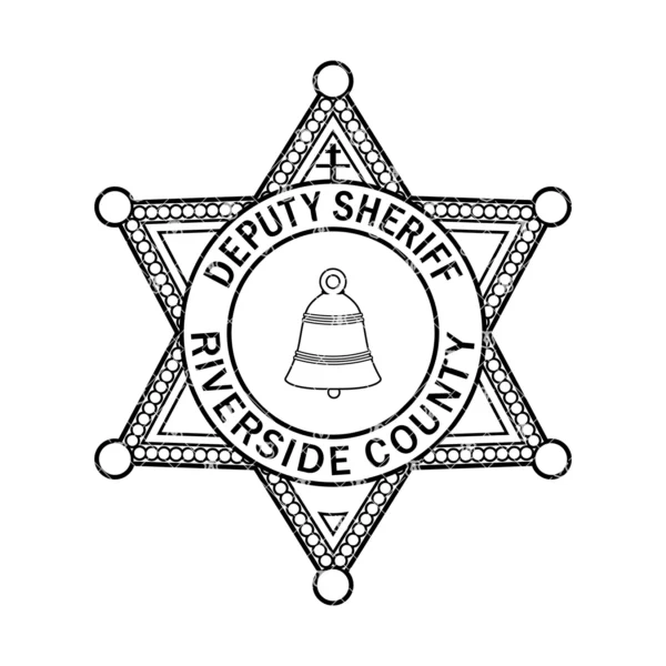 Riverside California Deputy Sheriff Badge - Image 2