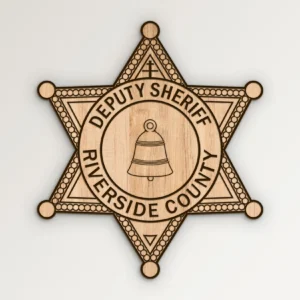 Riverside California Deputy Sheriff Badge SVG Vector911