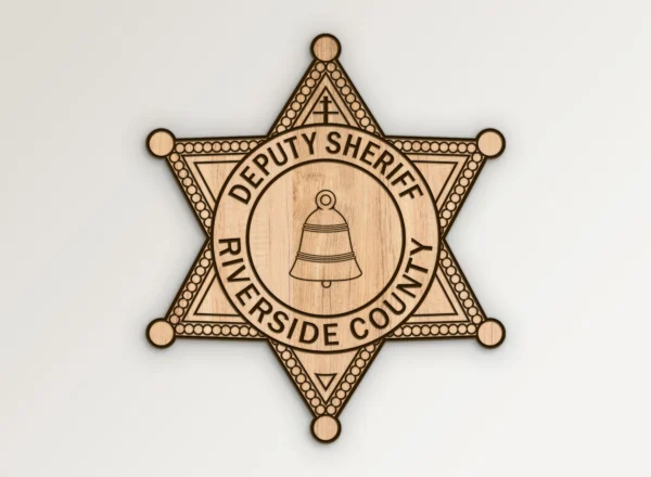 Riverside California Deputy Sheriff Badge SVG Vector911