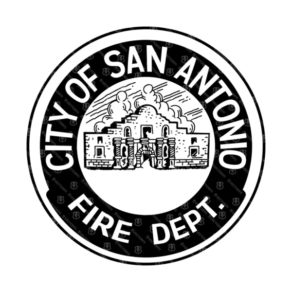 San Antonio Texas Fire Department Emblem - Image 2