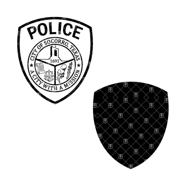 Socorro Texas Police Patch - Image 3