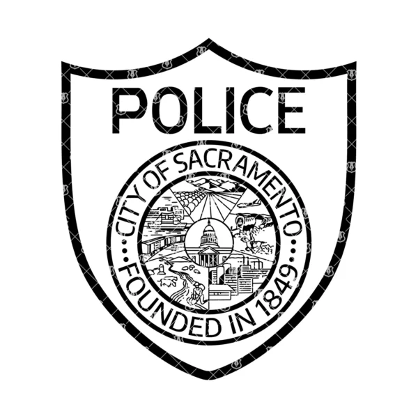 Sacramento California Police Patch - Image 2