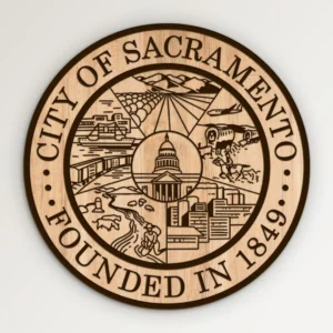 Sacramento California City Seal SVG Vector911