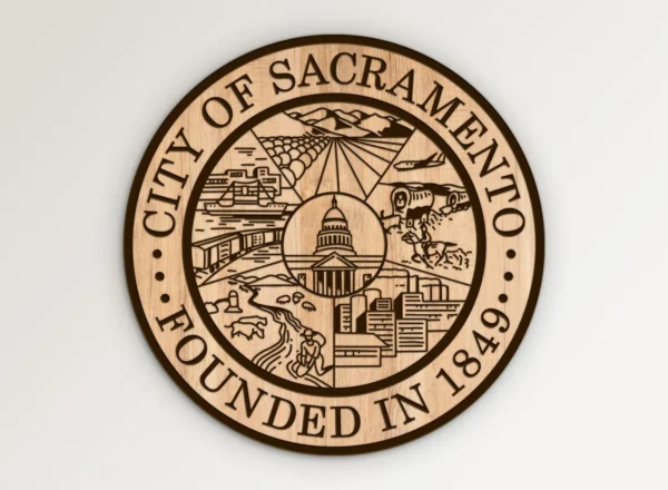 Sacramento California City Seal SVG Vector911