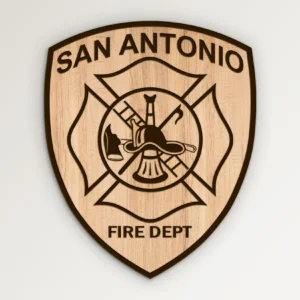 San Antonio Texas Fire Patch SVG Firefighter Vector clipart images SVG Vector911