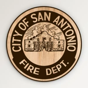 San Antonio Texas Fire Department Emblem SVG VECTOR911