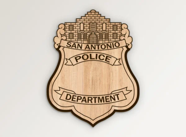 San Antonio Texas Police Badge SVG Vector911