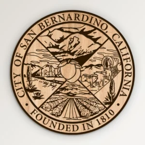 San Bernardino California City Seal SVG Vector911