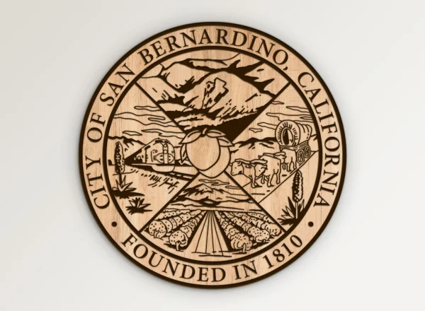 San Bernardino California City Seal SVG Vector911