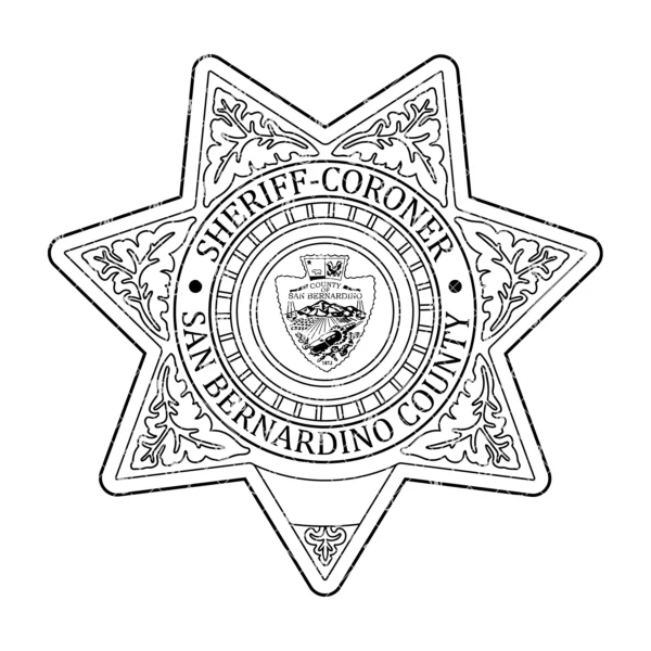 San Bernardino California Sheriff Coroner Badge - Image 2