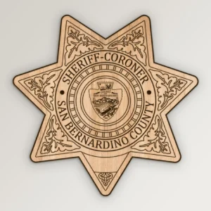 San Bernardino California Sheriff Coroner Badge SVG Vector911