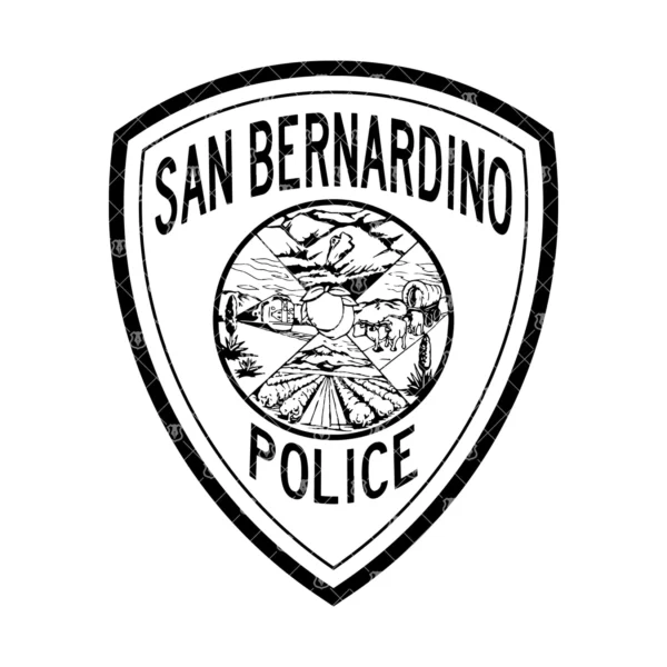 San Bernardino California Police Patch - Image 2