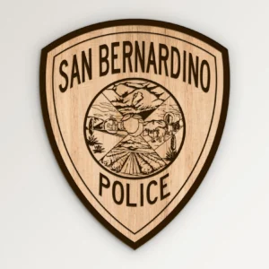 San Bernardino California Police Patch SVG Vector911