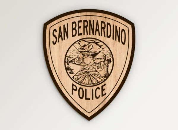 San Bernardino California Police Patch SVG Vector911