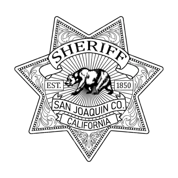 San Joaquin County California Sheriff Badge - Image 2