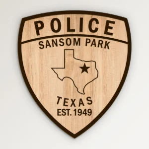 Sansom Park Texas Police Patch SVG Vector911