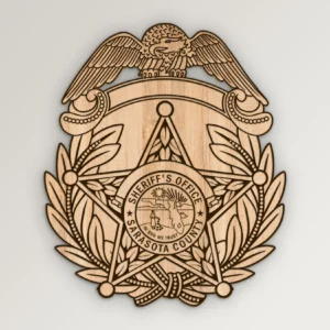 Sarasota Florida Sheriffs Office Ornate Badge SVG Vector911