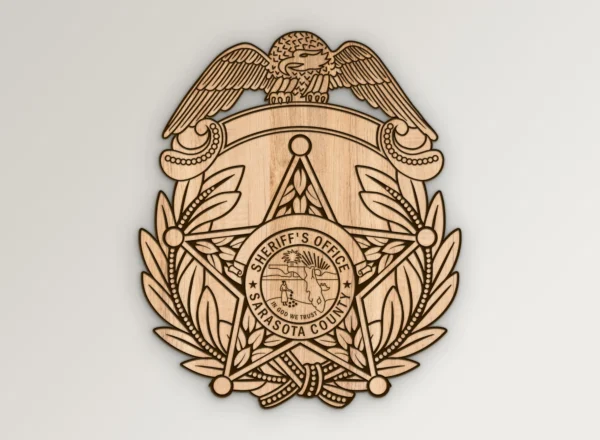 Sarasota Florida Sheriffs Office Ornate Badge SVG Vector911