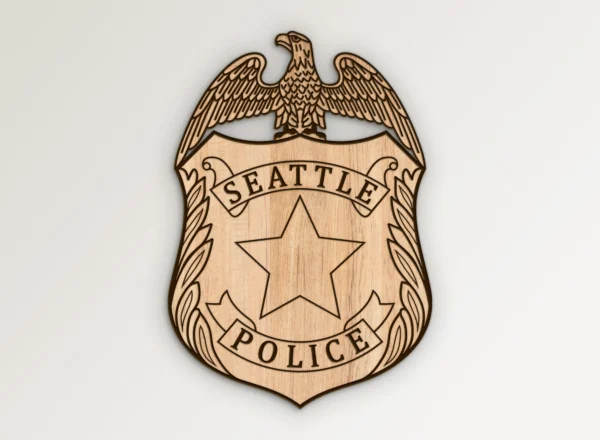 Seattle Washington Police Department Badge SVG Vector911