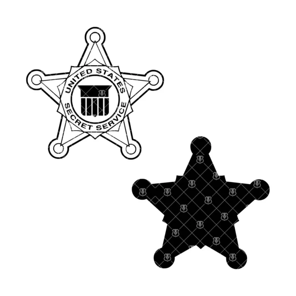 US Secret Service USSS Star Badge - Image 3