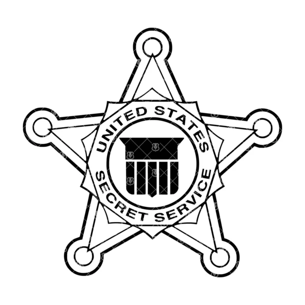 US Secret Service USSS Star Badge - Image 2