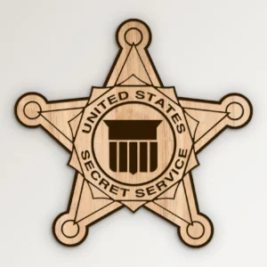 US Secret Service USSS Star Badge SVG Vector911