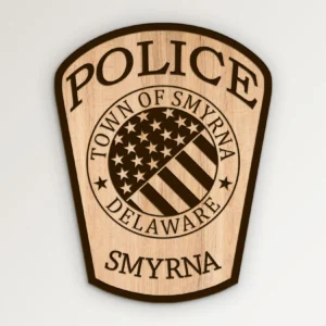 Smyrna Delaware Police Patch SVG Vector911