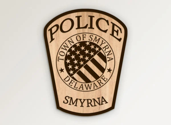 Smyrna Delaware Police Patch SVG Vector911