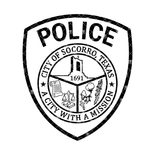 Socorro Texas Police Patch - Image 2