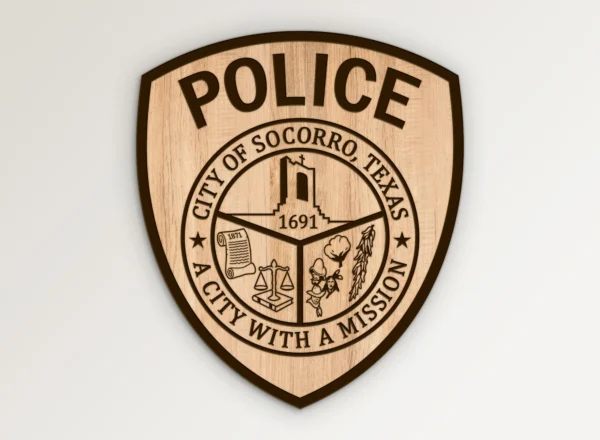 Socorro Texas Police Patch SVG Vector911