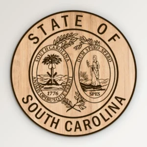 State of South Carolina Seal SVG Vector911