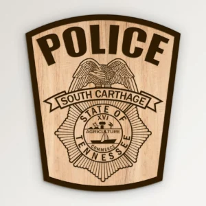 South Carthage Tennessee Police Patch SVG Vector911