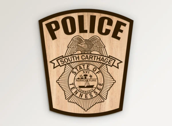 South Carthage Tennessee Police Patch SVG Vector911