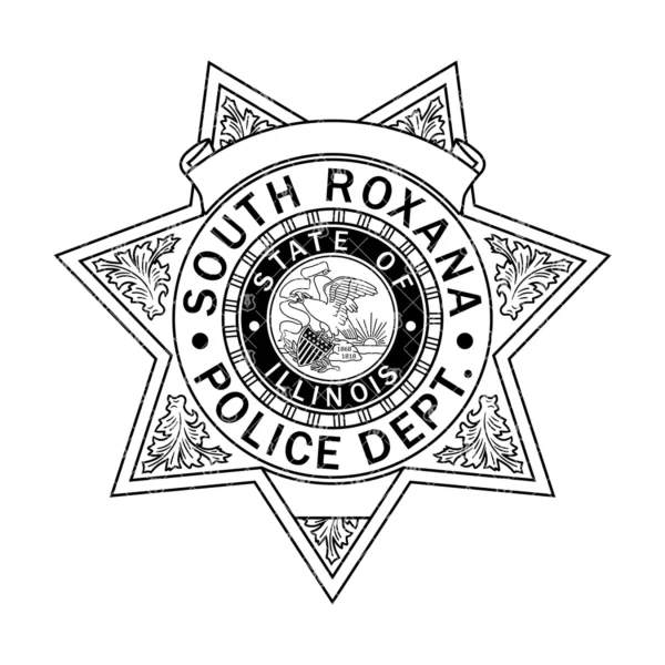 South Roxana Illinois Police Star Badge - Image 2