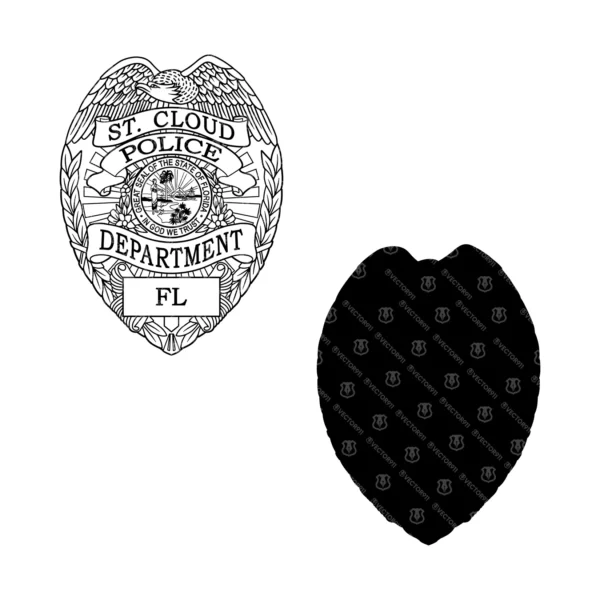 St Cloud Florida Police Badge - Image 3