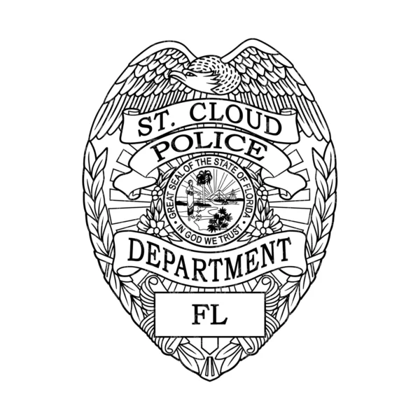 St Cloud Florida Police Badge - Image 2