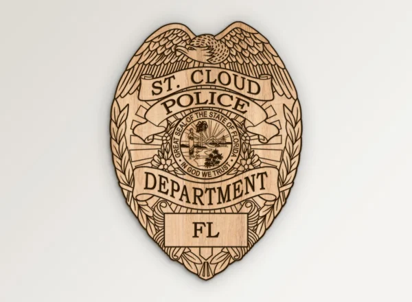 St Cloud Florida Police Badge SVG Vector911