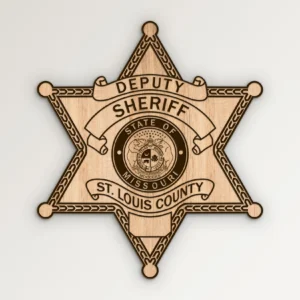 St Louis County Missouri Deputy Sheriff Badge SVG Vector911