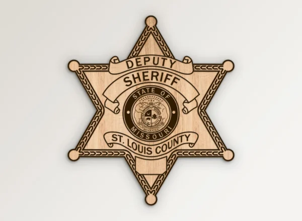 St Louis County Missouri Deputy Sheriff Badge SVG Vector911