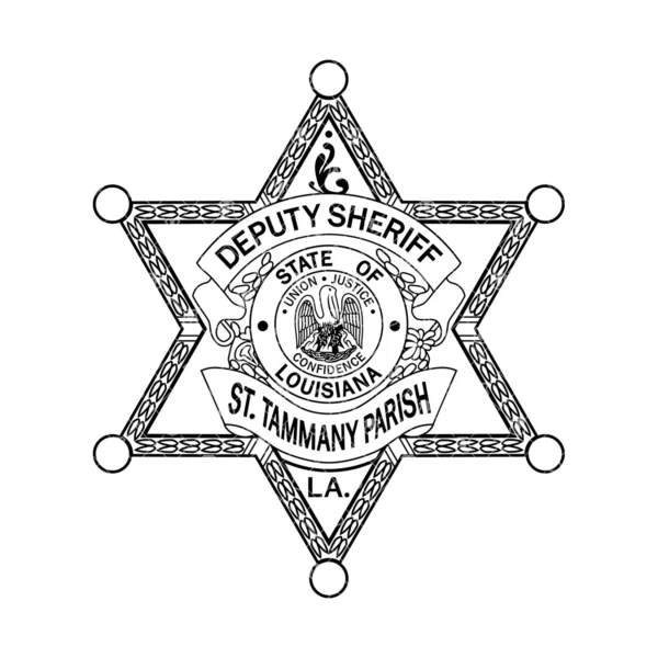 St. Tammany Parish Louisiana Sheriff Deputy Badge - Image 2