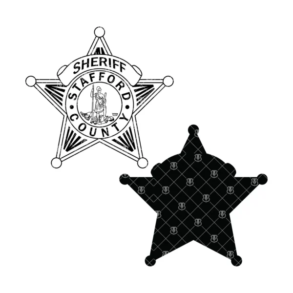 Stafford Virginia Sheriff Badge - Image 3